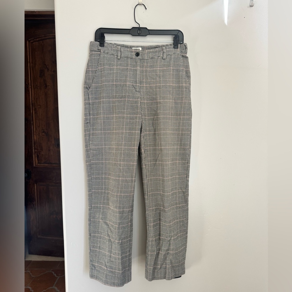 L.L. Bean Plaid Trouser Pants Classic Fit Preppy Academia Tailored 4 Chic